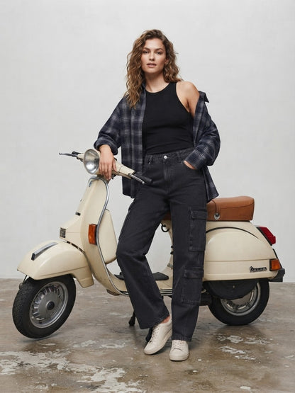 Jeans Cargo Donna