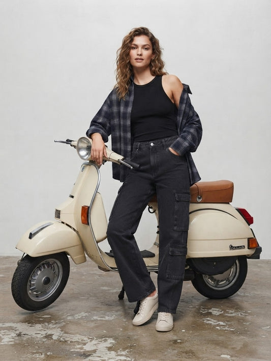 Jeans Cargo Donna